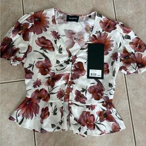 The Kooples satin top NWT